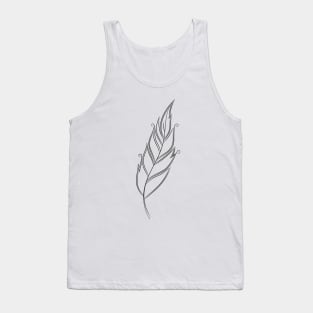 A feather. Tank Top